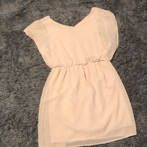 EUC lush sheer mesh dress